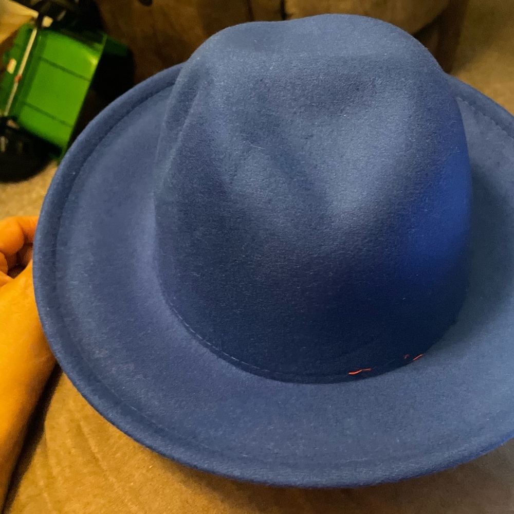 BBlue Fedora Hat